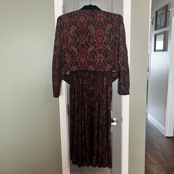 Karin Stevens Multi-Color Vintage Jacket & Matching Dress - Picture 3 of 3